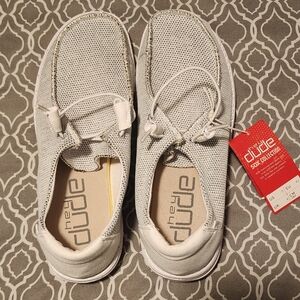 Hey Dude Women's Wendy Sox Collection Stone White. Size 11 New With Tags.